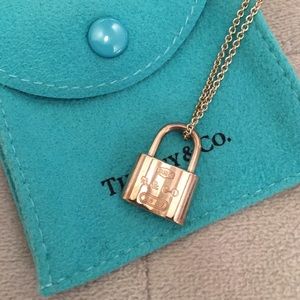 Tiffany & Co. Sterling Silver Lock Necklace