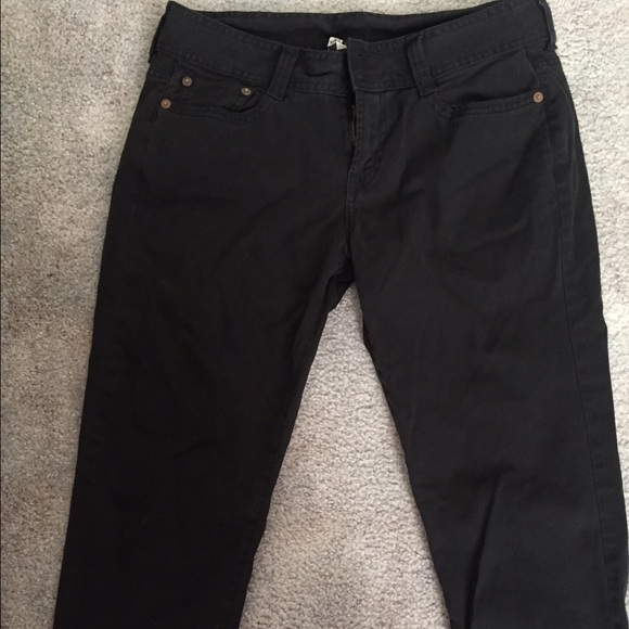 Black lucky brand Capri