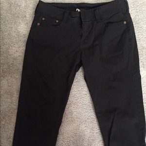 Black lucky brand Capri