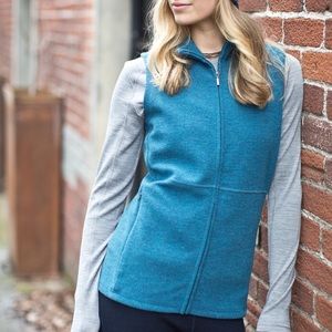 Ibex Carrie Vest in Blue Ice