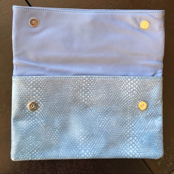 Marc Jacobs Collection Blue leather clutch - Picture 2 of 4