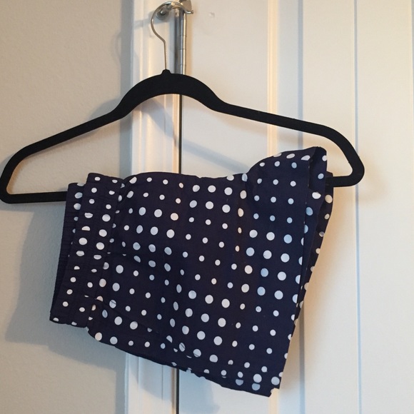Polka dot JCrew shorts