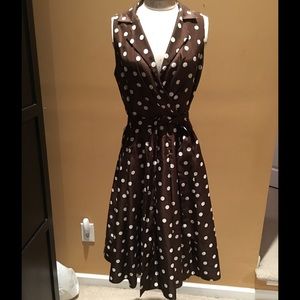 Polka dot tea dress