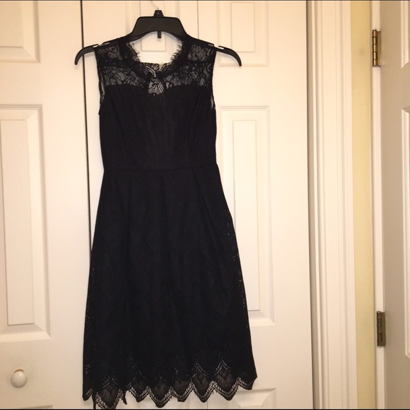 Lace black dress