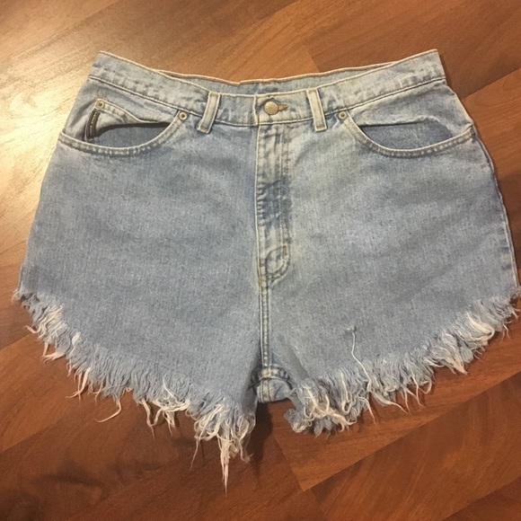 High Waisted Jean Shorts