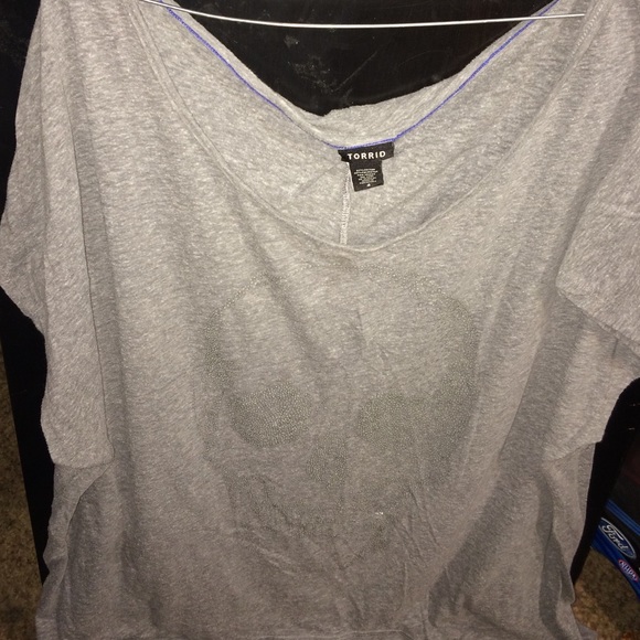 Skull Embellished Torrid Tee - Picture 3 of 4
