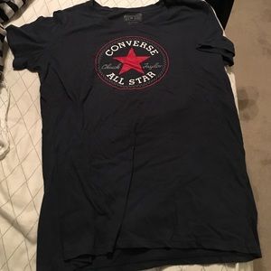 Navy Blue Converse Logo tshirt