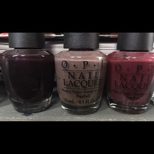 Set of 3 OPI Nailpolish