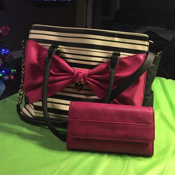 Betsey Johnson purse and wallet