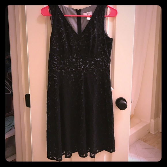LOFT V-neck Lace Dress