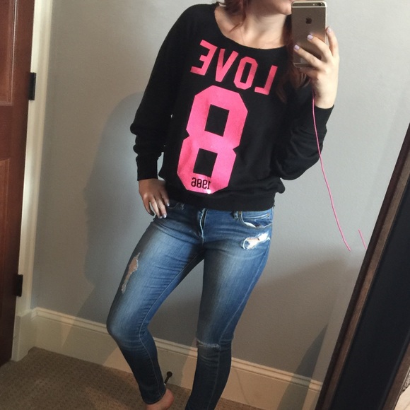 Victoria secret pink crew neck