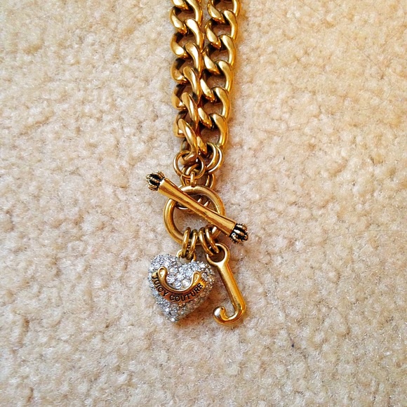 Juicy Couture Gold Toggle Necklace