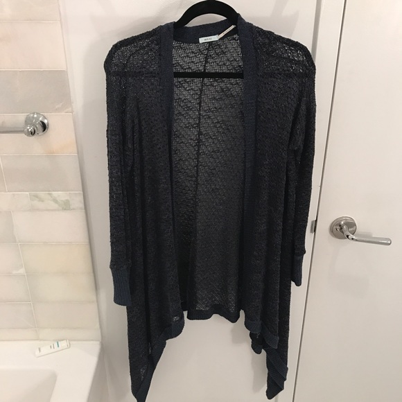 Knit navy cardigan