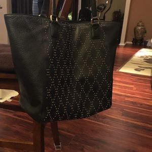 🚨💲✂️ Vera Bradley Leather Micro-Stud Ella Tote