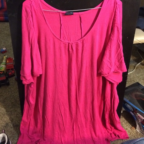 Hot Pink Over Sized Shirt