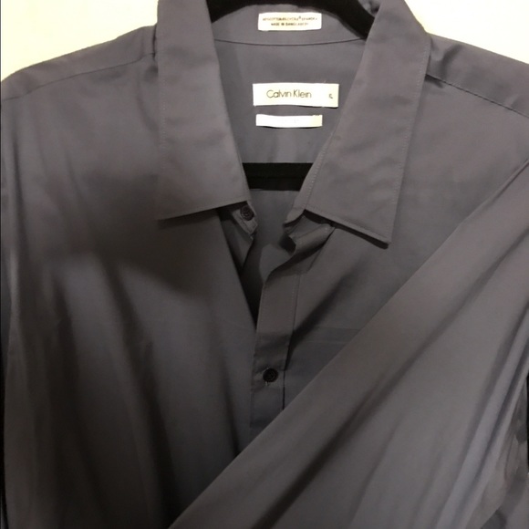 DRESS BUTTON UP Calvin Klein Pale Purple/Blue - Picture 4 of 4