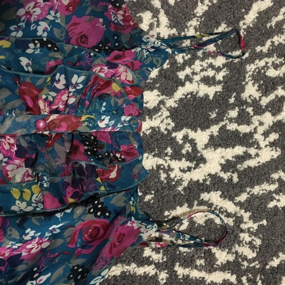 Flower dress w/ lining - Picture 3 of 4