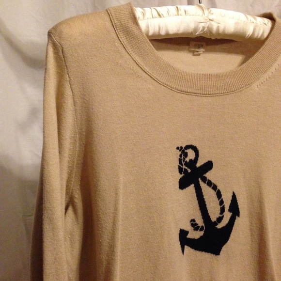 J.Crew Beige Anchor Sweater