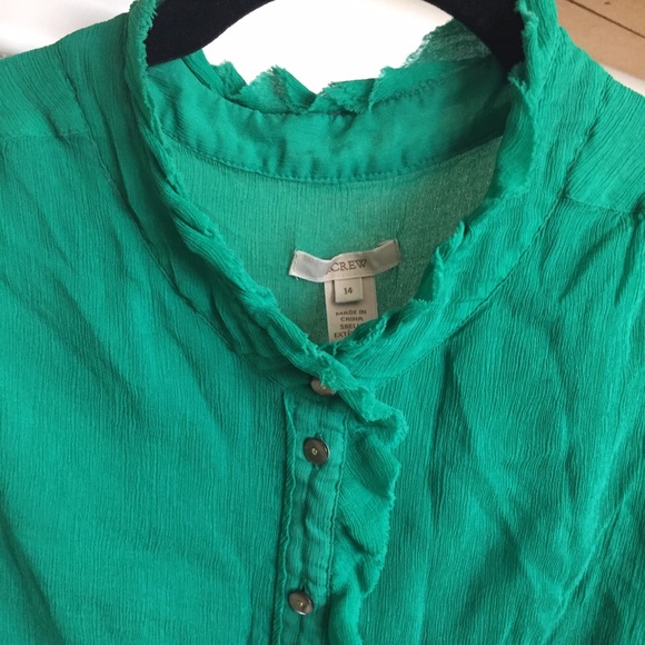 J. Crew Silk Chiffon Tank