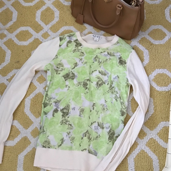 SOLD-Reiss sweater with cute print