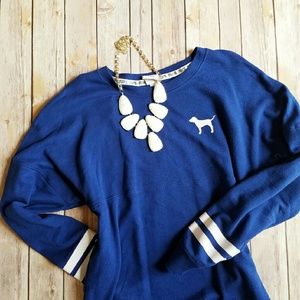 Victoria's Secret PINK Varsity Crew Sweatshirt