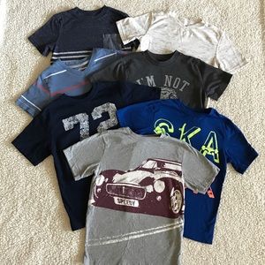 Name Brand T-Shirts Size Small 6/7 Medium 7/8