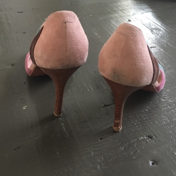 Fun suede heels - Picture 4 of 4