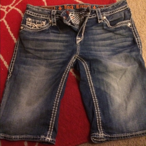 Rock revival jeans Bermuda shorts
