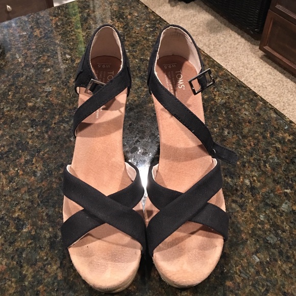 Toms Cork Wedges