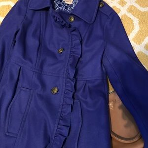 Royal blue coat