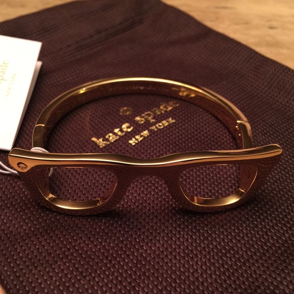 kate spade Jewelry Kate Spades Lookout Glasses Bangle Bracelet
