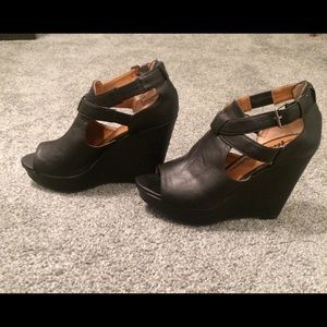 American Rag Remi Black Wedges