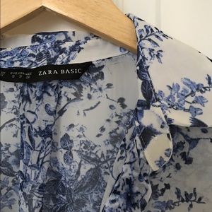 Zara Floral pattern shirt