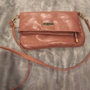 Jimmy Choo light brown leather with gold hardware