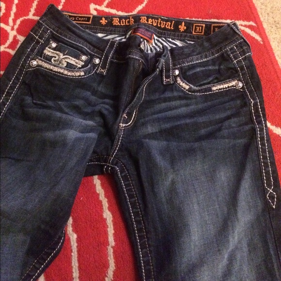 Rock revival Capri jeans