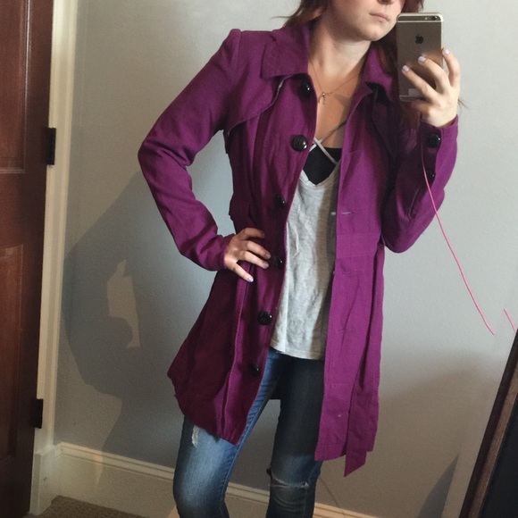 Nordstrom purple coat