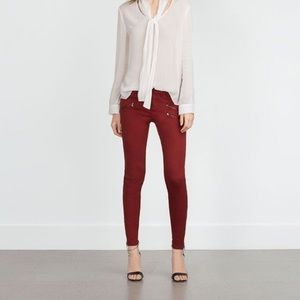 Like NEW ❤️️ Zara biker Jeans