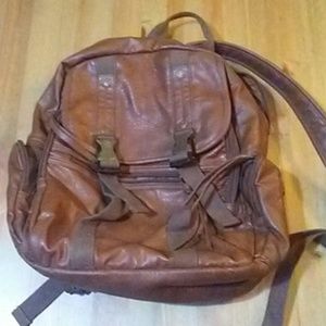Leather men's Zoo York backpack