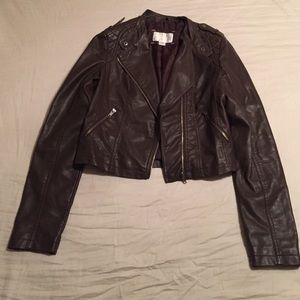 Xhilaration faux leather jacket
