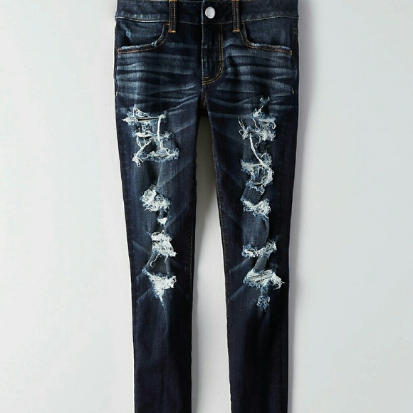 American eagle ripped jeans