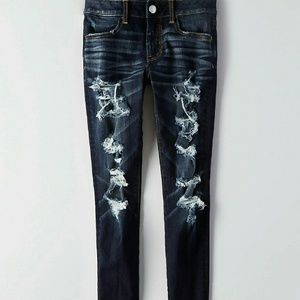 American eagle ripped jeans