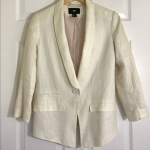 H&M off white blazer