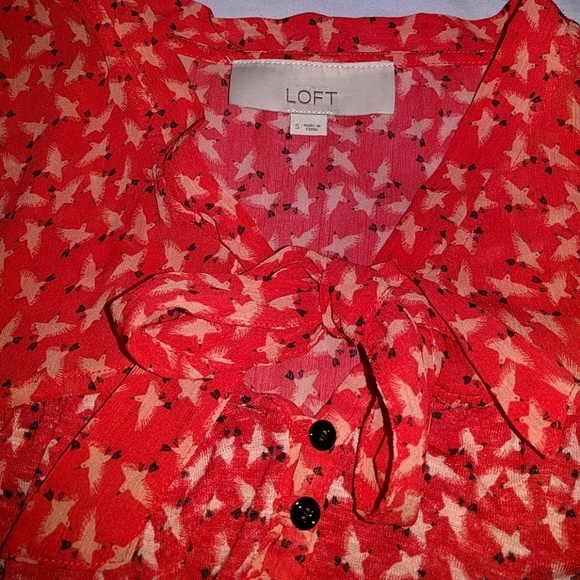 Sold $5 Sale ATLoft Bird Blouse - Picture 2 of 2
