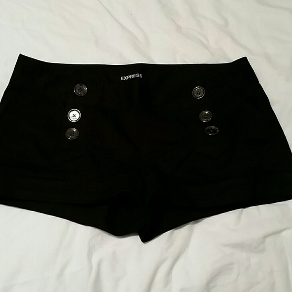 Express black shorts