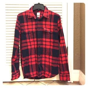 Men's Red Buffalo Plaid Shirt