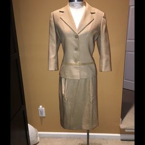 Tan dress suit