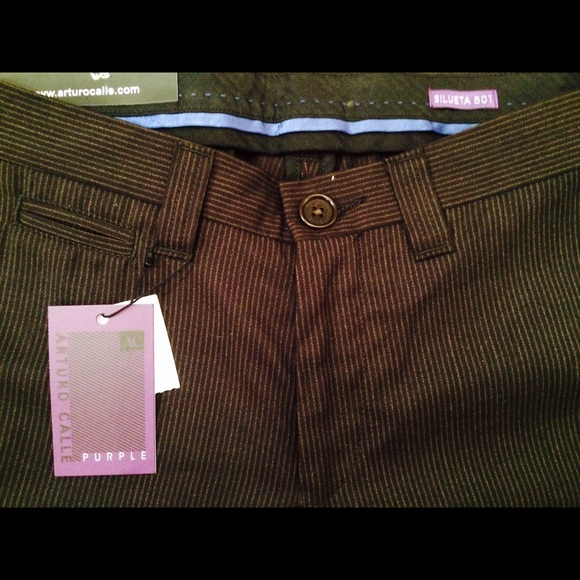 Arturo Calle Purple NWT size 32 men's pants