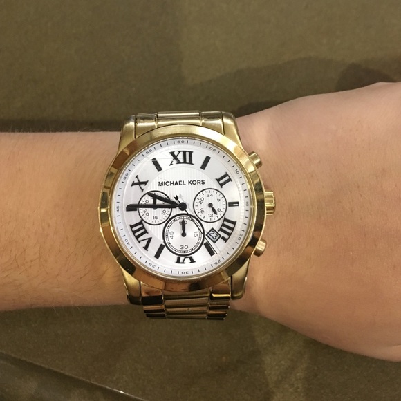 Gold Michael Kors watch