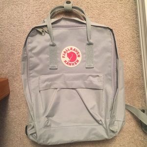 Fjallraven Kanken Backpack (grey/light blue)