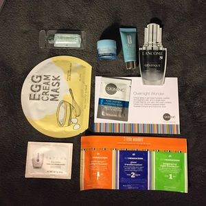 Skincare sample set